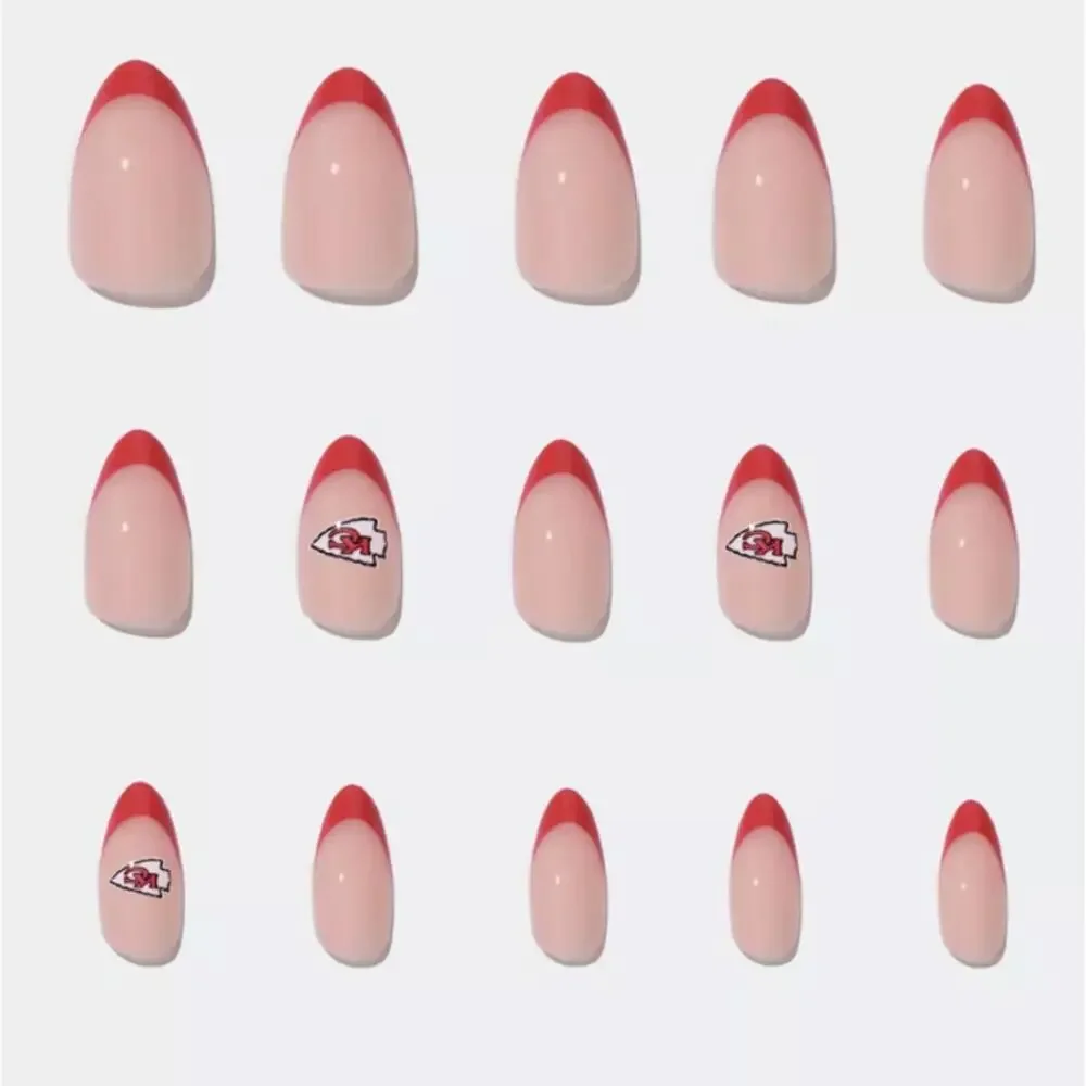 Kansas City Chiefs- Press On Nails-Glamnetic-New In Box - Picture 4 of 7